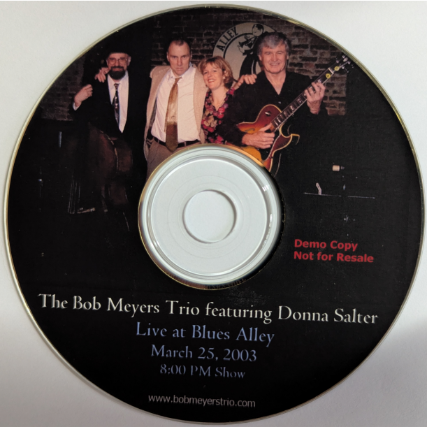 'Wave' – The Bob Meyers Trio LIVE at Blues Alley – 2003