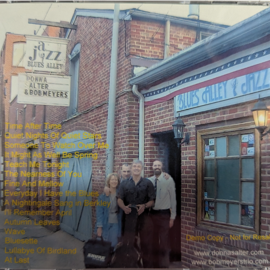 'Bluesette' – The Bob Meyers Trio LIVE at Blues Alley – 2003